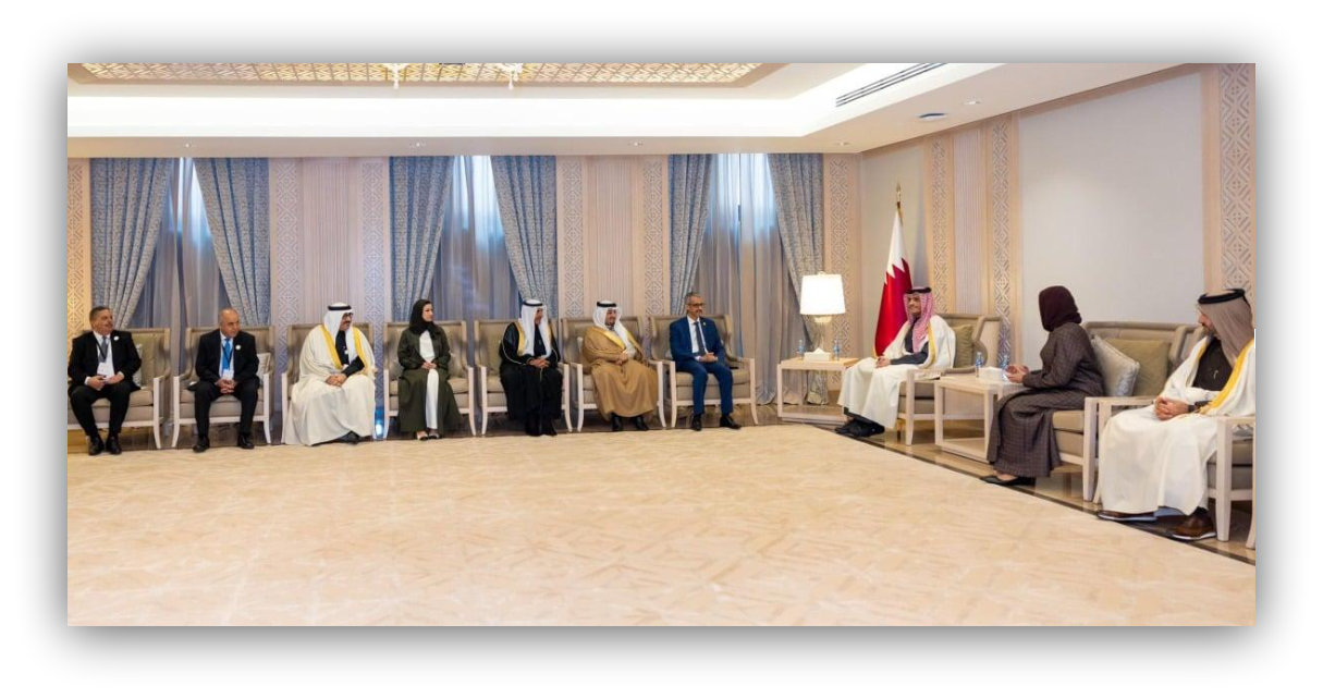 معالي رئيس مجلس الوزراء وزير الخارجية بدولة قطر    يستقبل  معالي المدير العام للألكسو وأصحاب المعالي وزراء التربية والتعليم العرب المشاركين في مؤتمر "الألكسو" الرابع عشر