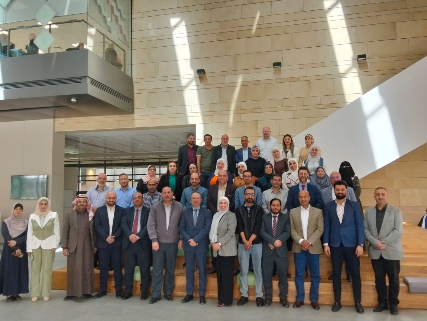 اختتام ورشة تدريبية حول التعليم الإلكتروني والتعليم الذكي  في الجامعات بالمملكة الأردنية الهاشمية