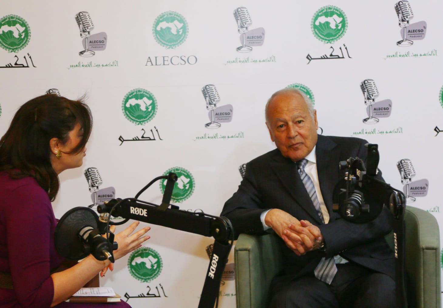 الأمين العام لجامعة الدول العربية يدشن قناة -الألكسو بودكاست