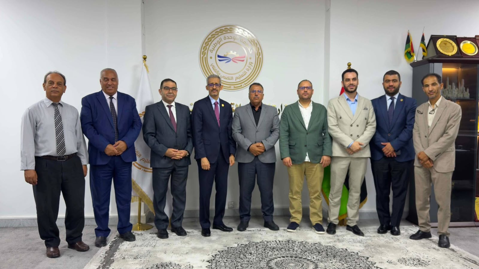 وزير التعليم التقني والفني بدولة ليبيا يستقبل المدير العام للألكسو