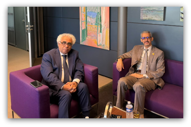 ALECSO Director-General Meets Director-General of the Arab World Institute in Paris